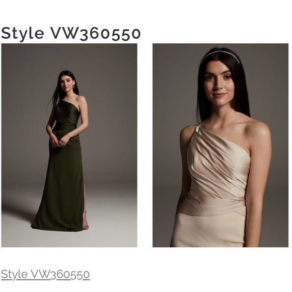 Vera Wang One Shoulder Dress NWT | Color: Blush | Size: 0 - Picture 7 of 7